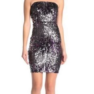 Jump Juniors' Strapless Sequined Dress